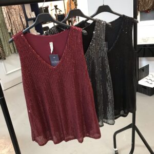 Sequin Vest Top