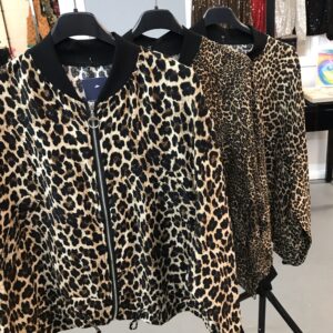 Lightweight Leopard Print Jacket