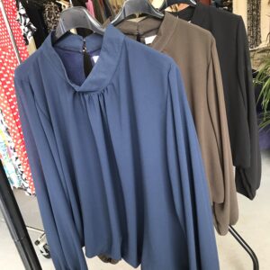 Plain Bubble Hem Top