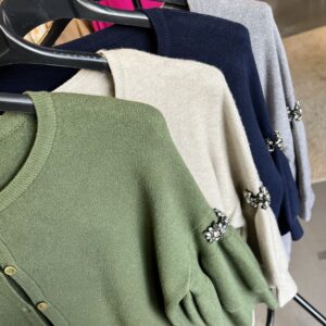 Jewel Sleeve Cardigan