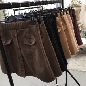 Faux Suede Mini Skirt