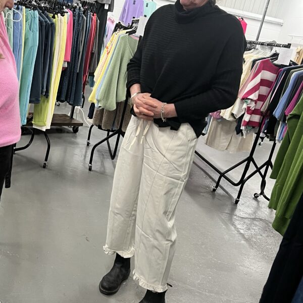 Ruffle Hem Trousers - Image 3