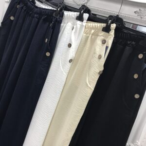 Button Detail Trousers