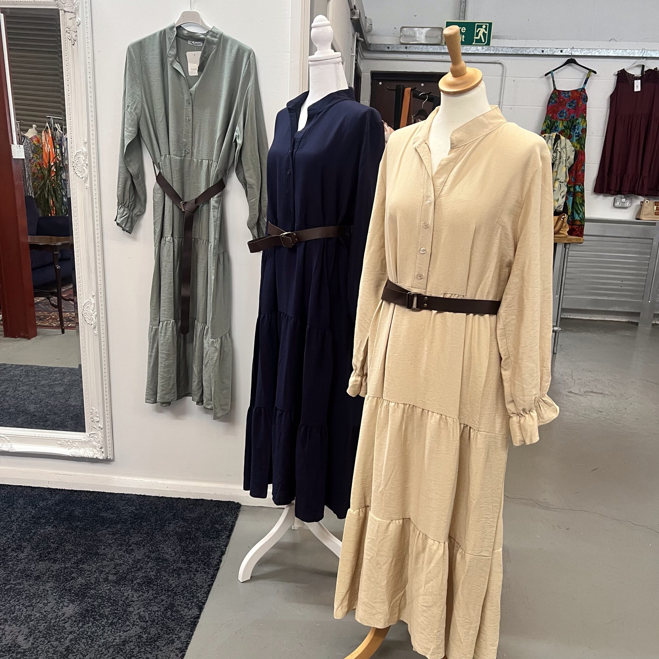 Long Sleeve Tiered Dress - Image 2