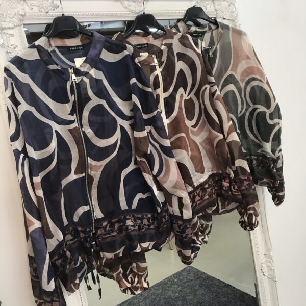 Sheer Bomber Jacket - Image 4