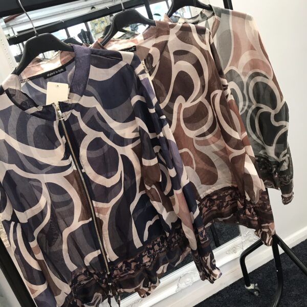 Sheer Bomber Jacket